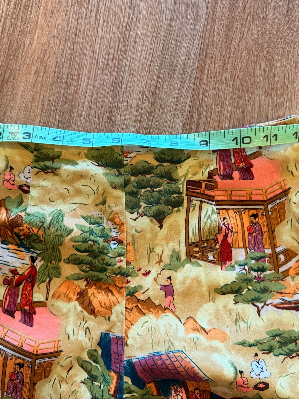 Vintage 90s Y2K Asian Capri Pants Chinoiserie Chinese Colorful Women’s Size XS - Picture 7 of 10